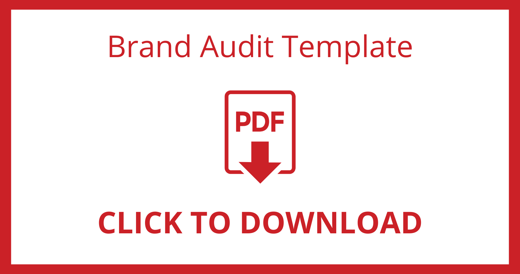 Brand audit skabelon download